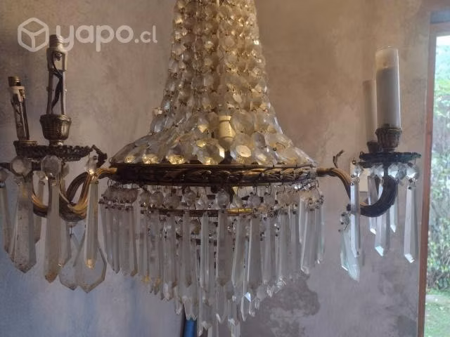 Lampara Lagrimas Cristal Biselado