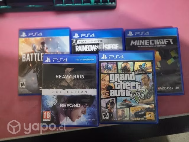 PS4 500gb + Control + Camara + 5 Juegos