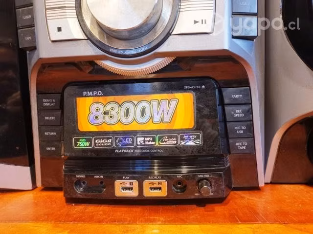 Sistema de audio samsung mx-c850