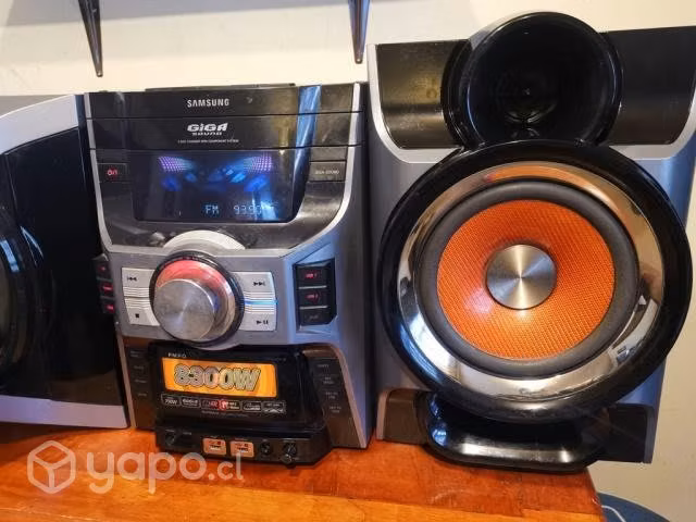 Sistema de audio samsung mx-c850