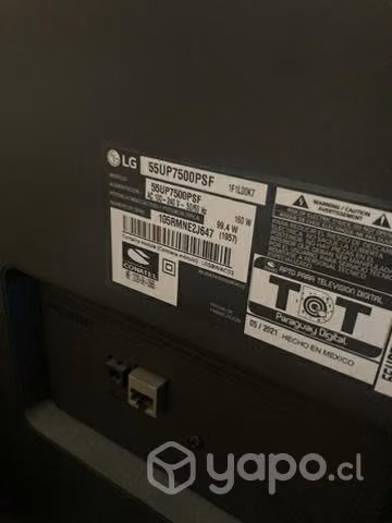 Smart tv lg 55"