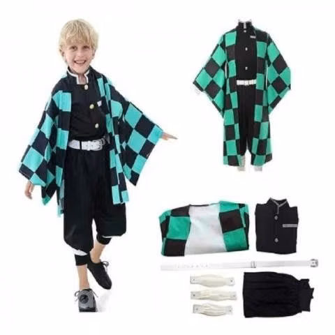 Traje cosplay tanjiro kamado