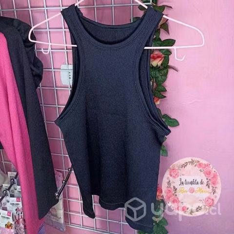 Crop Top Sin Mangas (Largo)
