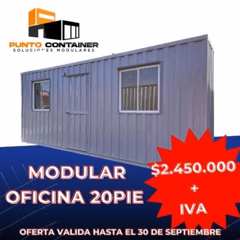 Container, módulares, oficinas