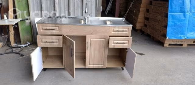 Kit mueble lavaplatos 150 cm