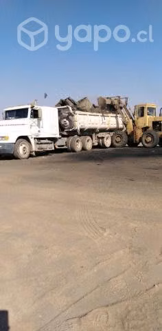 Transporte de carga rampla y batea