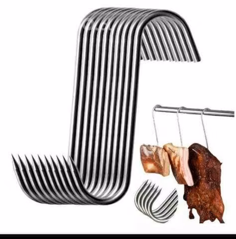 Ganchos para colgar carne de acero inoxidable
