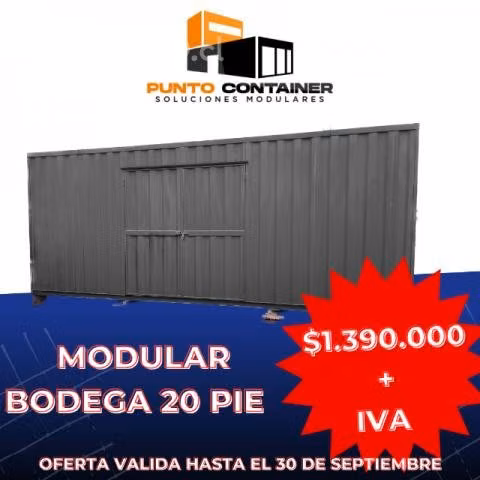 Container portón central