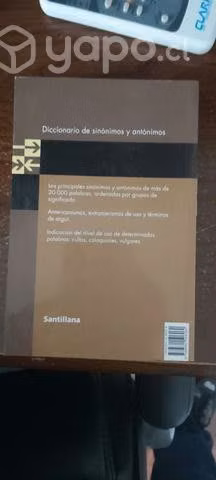 Diccionario de sinónimos y antónimos