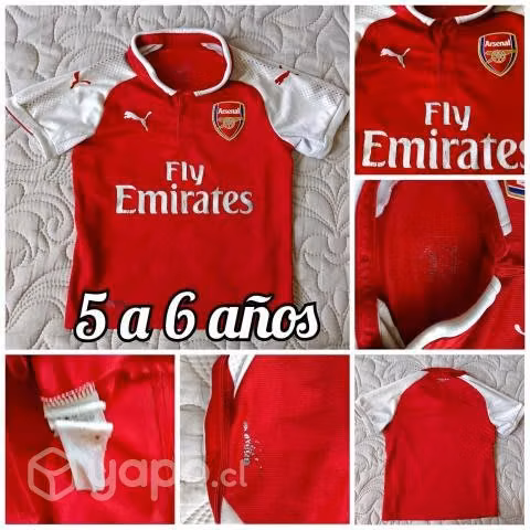Camiseta Puma Arsenal Talla 6 Años