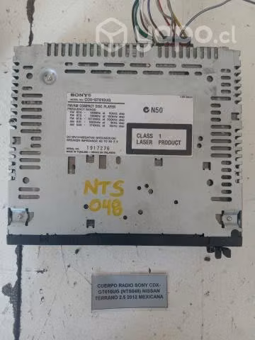 Cuerpo Radio Sony (048) Nissan Terrano 2012 Mex
