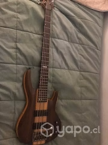 Bajo eléctrico 5 cuerdas LTD de una sola pieza