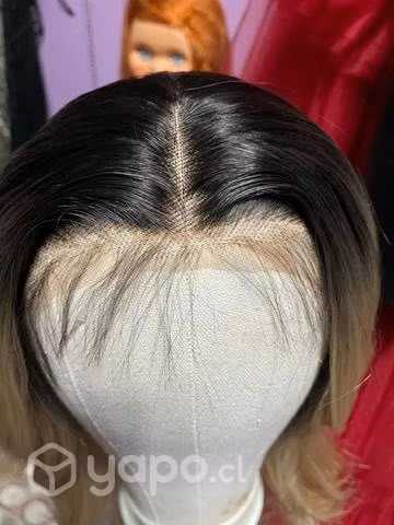 Peluca cabello natural humano