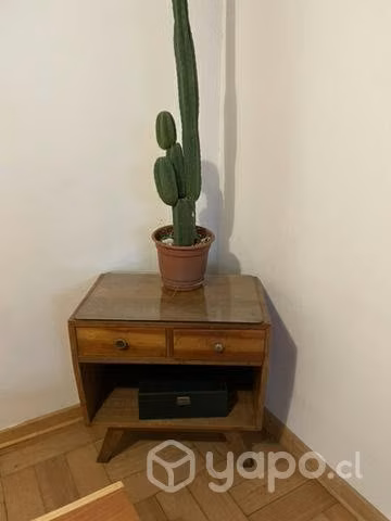 Velador madera vintage - Imagen 2