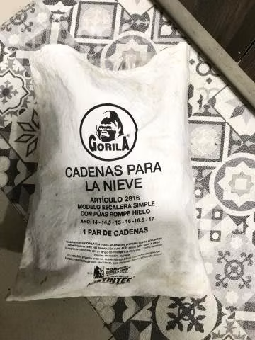 Cadenas para nieve