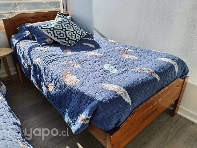 Cama 1 plaza + colchón