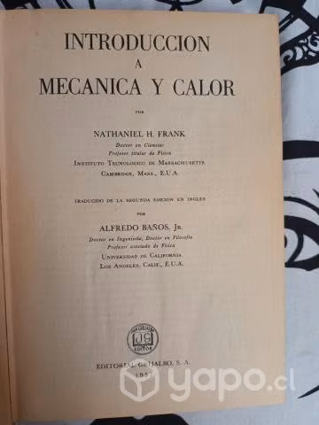 Introducción a la Mecánica y Calor de Frank