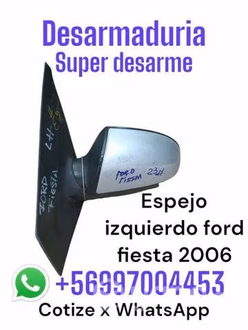Espejo izquierdo Ford Fiesta año 2006
