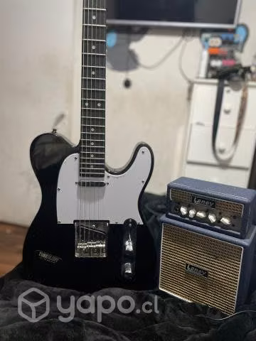 Guitarra electrica freedom + amplificador laney