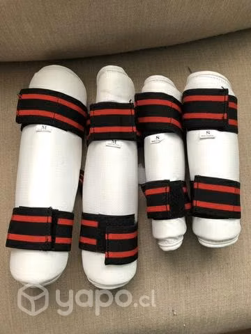 Set de canilleras(M) y antebraceras(S) Taekwondoo