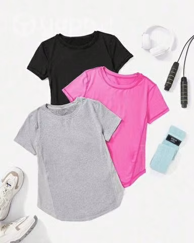 Pack poleras deportiva mujer talla S