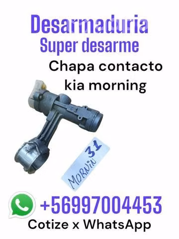 Chapa contacto Kia morning desarmaduría