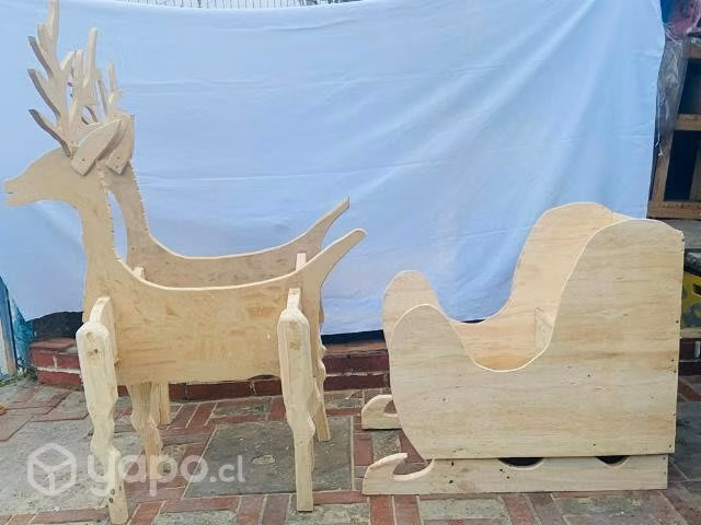 Trineo con renos