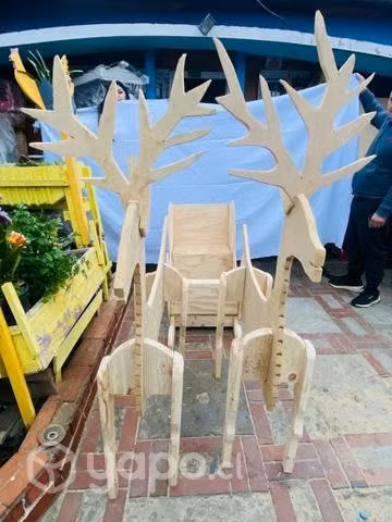 Trineo con renos