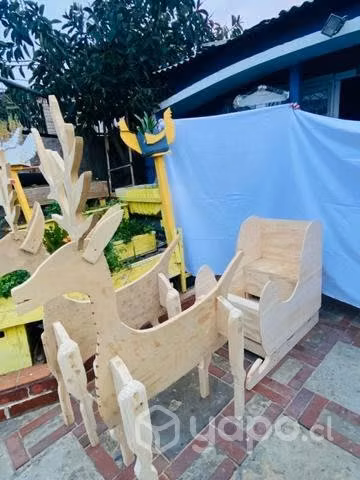 Trineo con renos