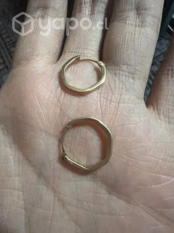 Aros de oro hombre 1.5G
