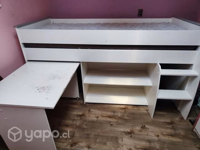 Cama escritorio 1 plaza