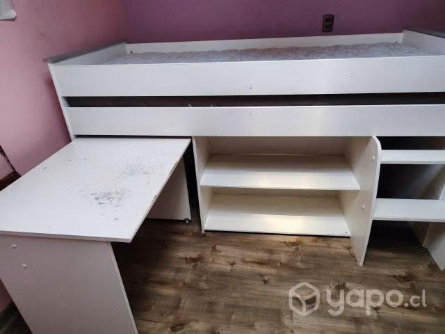 Cama escritorio 1 plaza