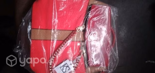 Cartera de cuero karen sanches - Imagen 2
