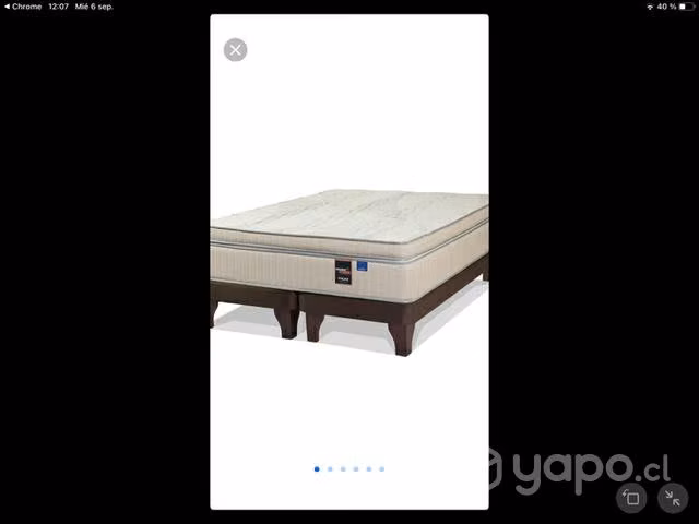 Cama con colchón King FLEX Tipo Europea nueva