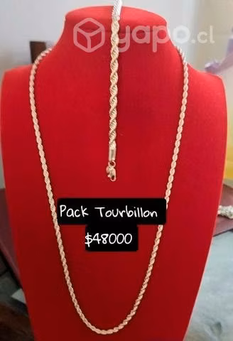 Tourbillon pack de cadena y pulsera
