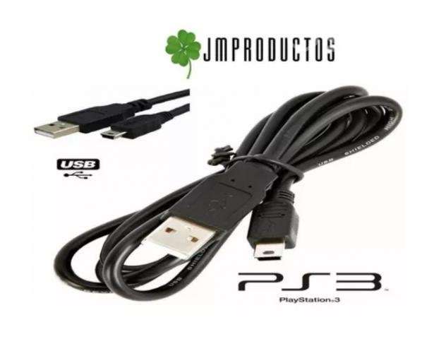 Cable Usb A Mini Usb 5 Pines, Playstation 3, Psp, - Imagen 3