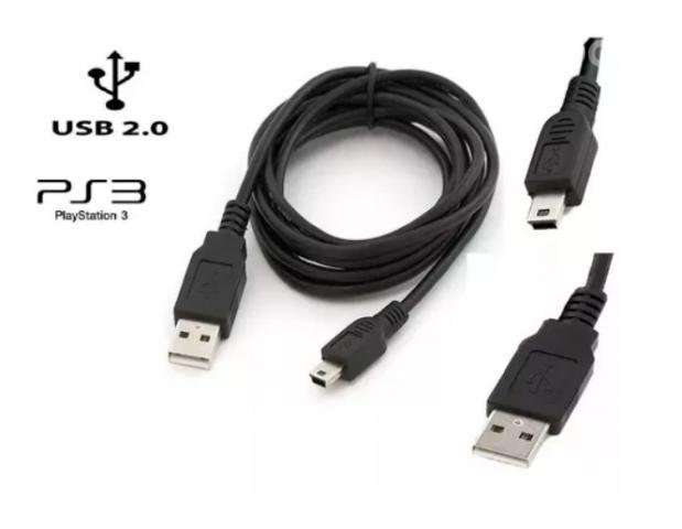 Cable Usb A Mini Usb 5 Pines, Playstation 3, Psp, - Imagen 2