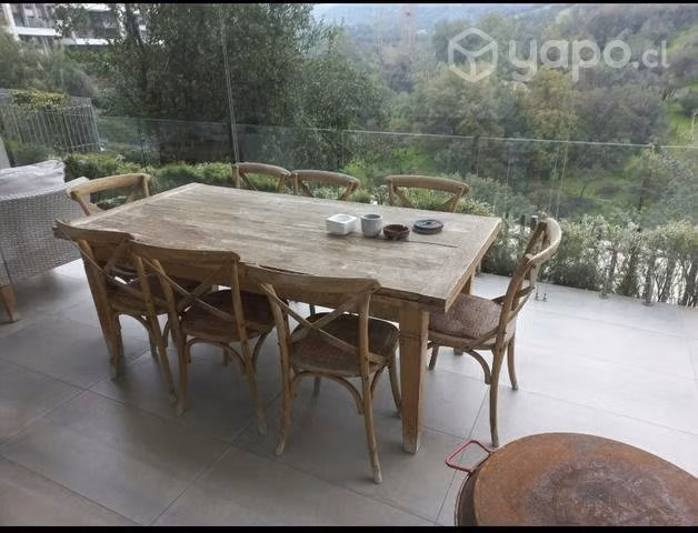 Mesa de madera extendible