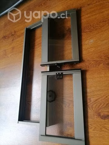 Ventana aluminio, medidas 74x26
