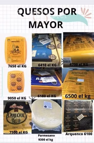 Quesos por Mayor