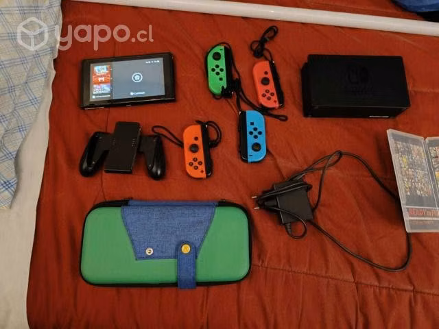 Nintendo Switch + 2 juegos + 4 Joycon - Imagen 3
