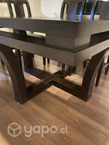Comedor 8 personas de madera