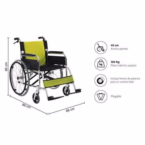 Silla de ruedas de la marca First Care - Imagen 6