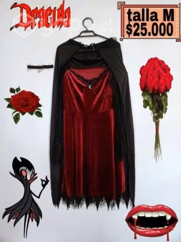 Disfraz de Dracula Talla M