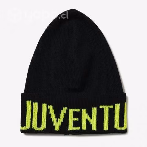 Juventus gorro bernie con estampado amarillo