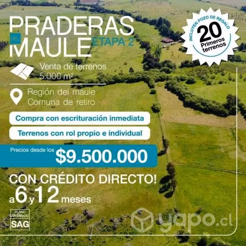 Parcelas retiro