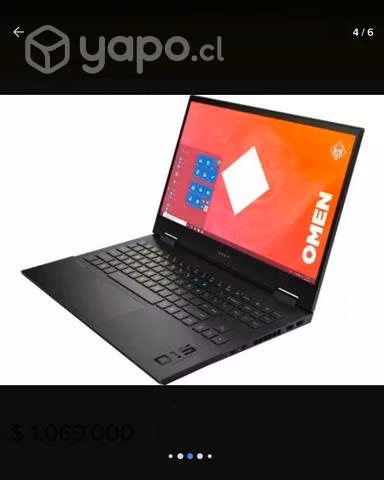 Notebook Hp Omen Core I5-10300h / 8gb / Ssd 512 / - Imagen 2