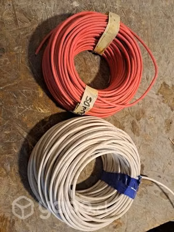 Cable Evaflex 6mm rojo y blanco