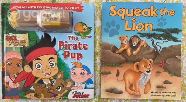 "Dos libros para niño en inglés"