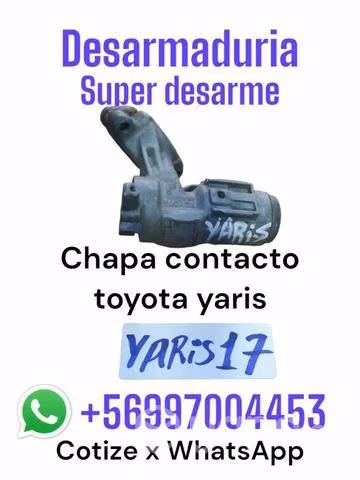 Chapa contacto Toyota Yaris desarmaduría